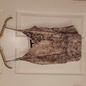 White House Black Market Python Wrap Tank